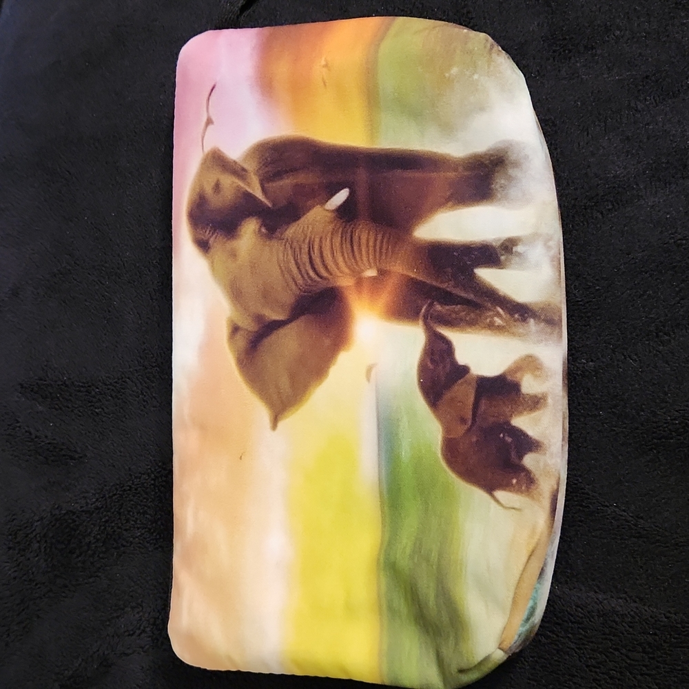 NEW- Cosmetic Bag, Storage Bag - Elephants in the water